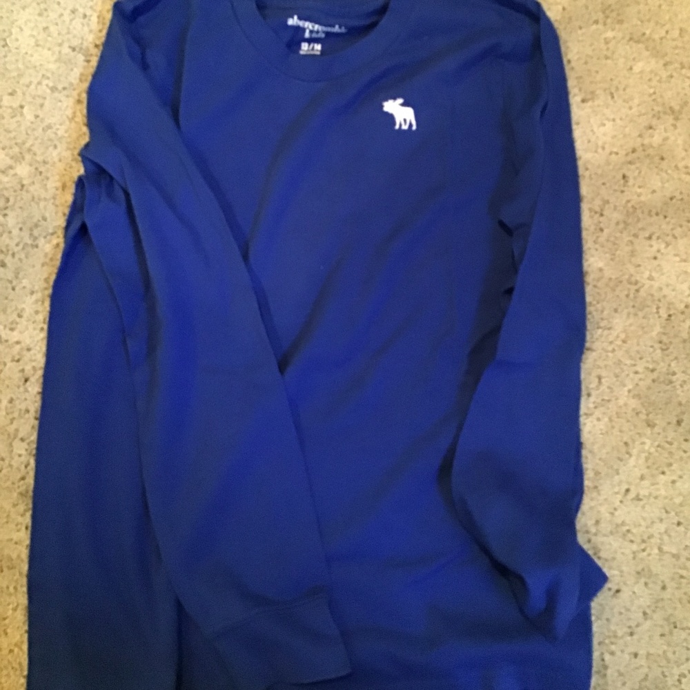 Abercrombie blue long sleeve
